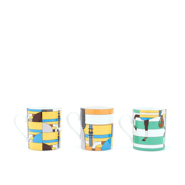 Hermes Rocabar Mug Set Multicolour