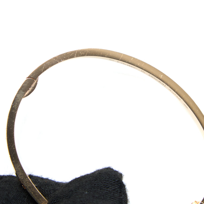 Cartier Size 15 Love Bracelet Small Model Rose Gold