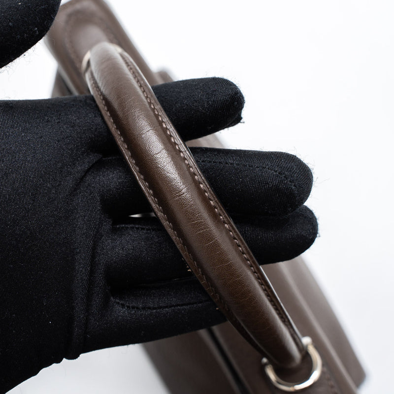 Hermes Kelly 28 Clemence Brown SHW Stamp Square L