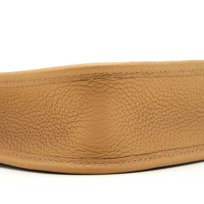 Hermes Mini Evelyne Clemence Biscuit/Camel GHW Stamp Z