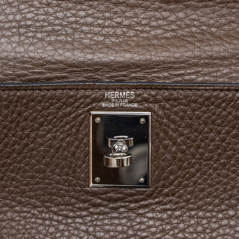 Hermes Kelly 28 Clemence Brown SHW Stamp Square L