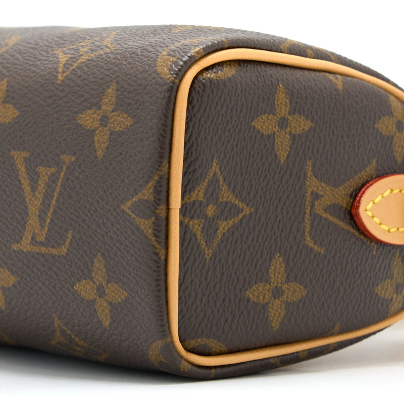 Louis Vuitton Nano Speedy New Version Monogram Canvas GHW