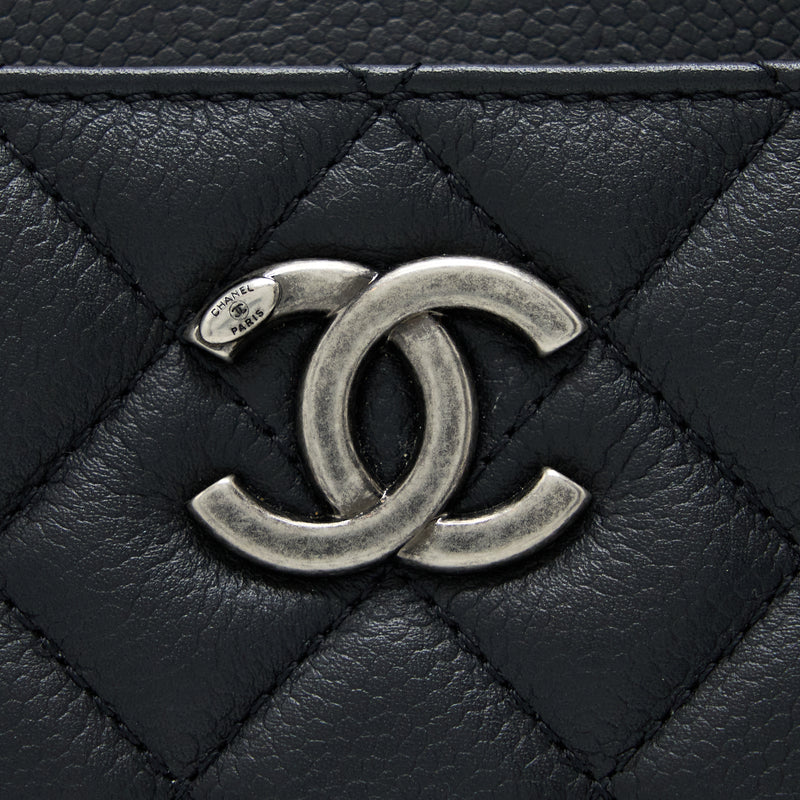 Chanel Urban Companion Tote Bag Caviar Black Ruthenium Hardware