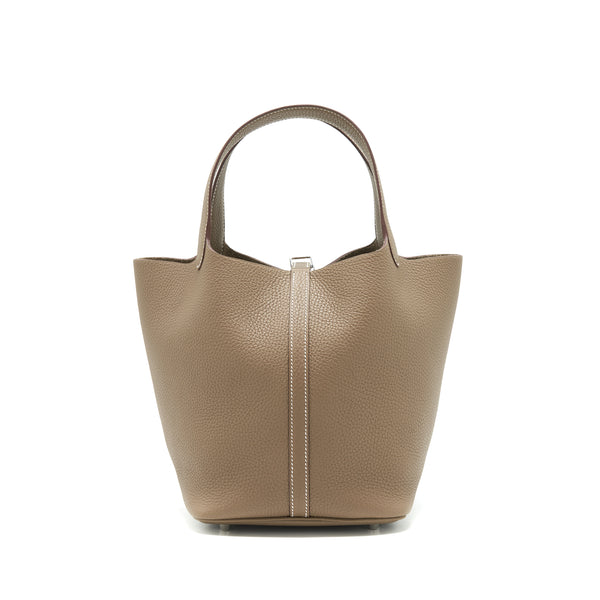 Hermes picotin 22 Lock bag Etoupe SHW Stamp Z