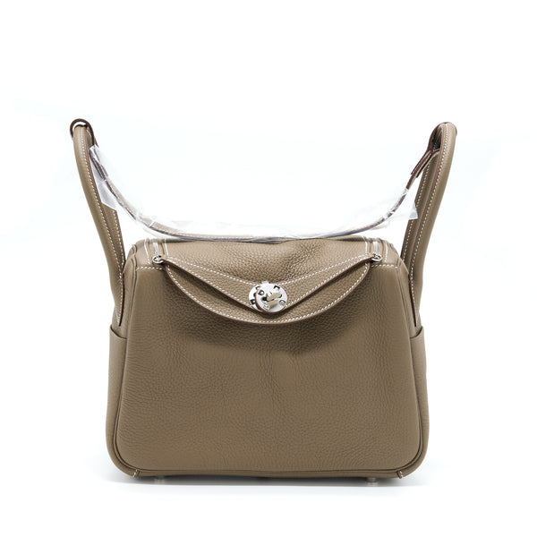 Hermes Lindy 26 Clemence Etoupe SHW Stamp Z