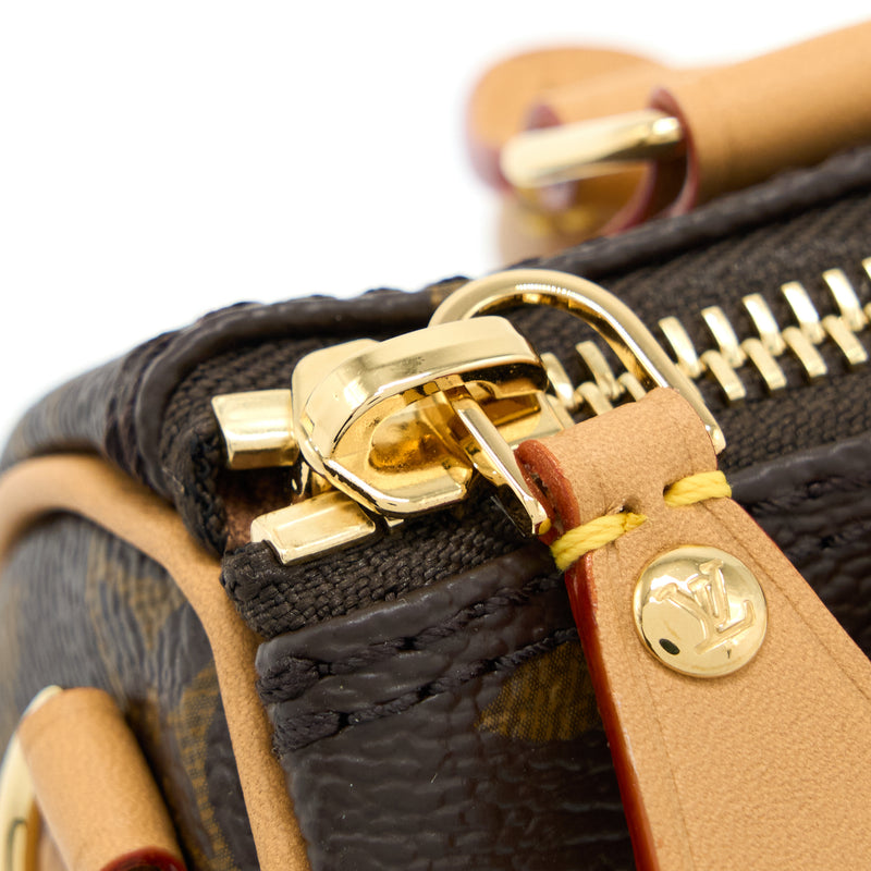 Louis Vuitton Nano Speedy New Version Monogram Canvas GHW