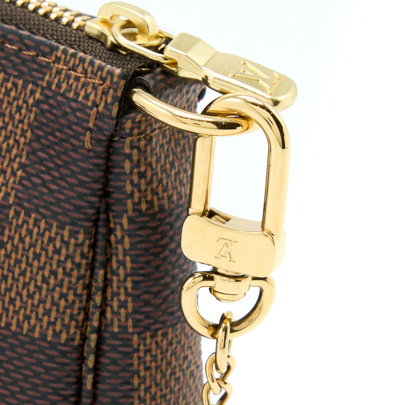 Louis Vuitton Mini Pochette Accessories Damier Ebene GHW