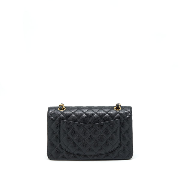 Chanel Small Classic Double Flap Bag Caviar Black GHW (Microchip)