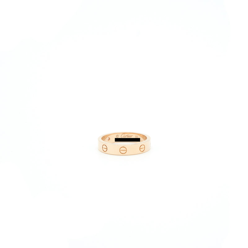 Cartier Size 55 Love Ring with One Diamond Rose Gold