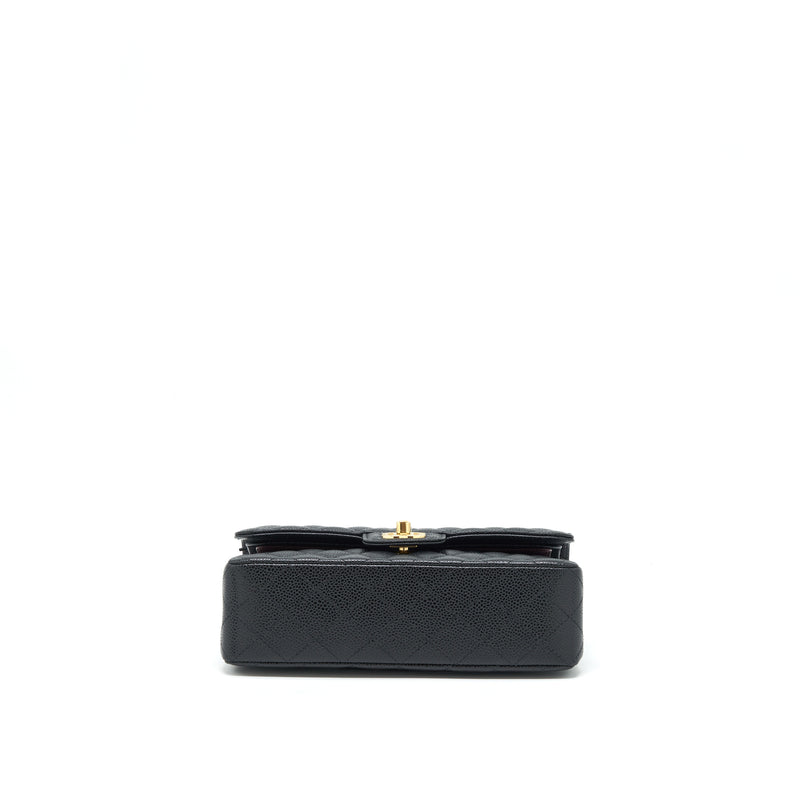 Chanel Small Classic Double Flap Bag Caviar Black GHW (Microchip)