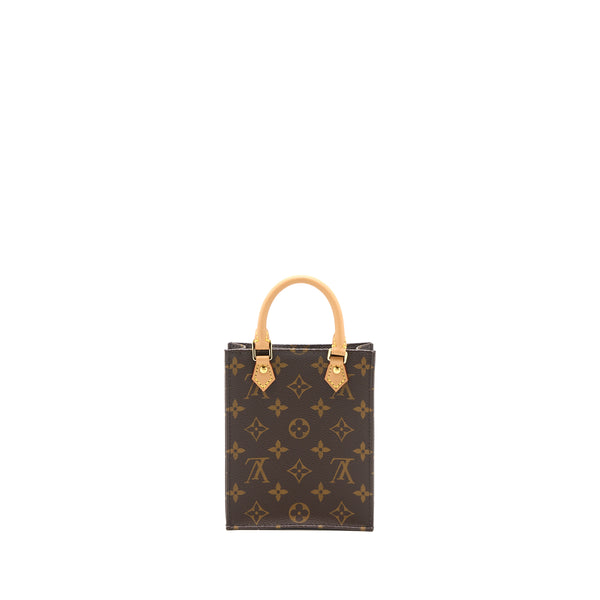 Louis Vuitton Petit Sac Plat Monogram Canvas GHW