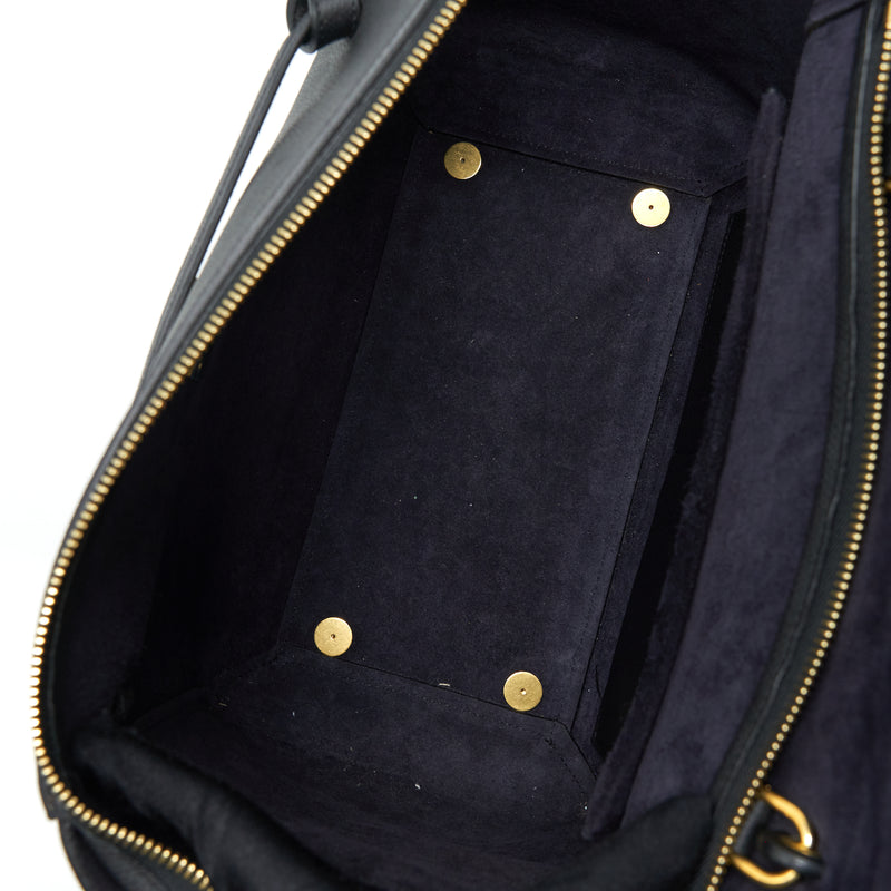 Celine Mini Belt Bag Grained Calfskin Black GHW