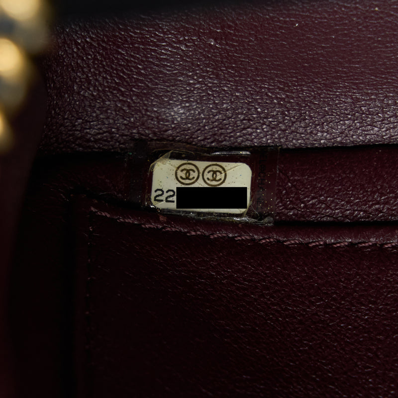 Chanel Filigree Flap Bag Caviar Black GHW