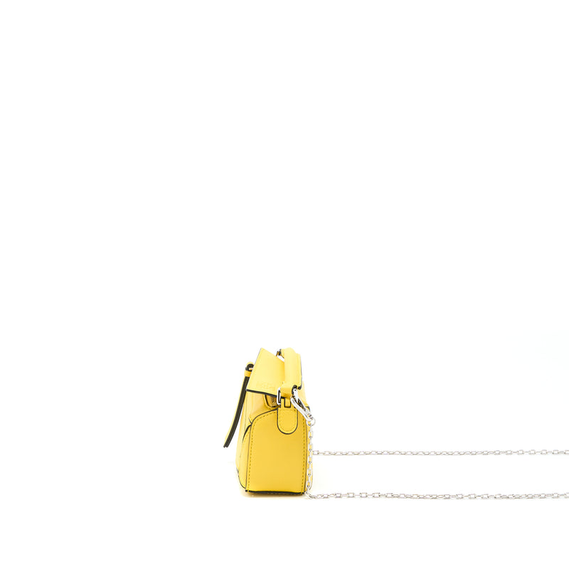Loewe Nano Puzzle Calfskin Yellow SHW