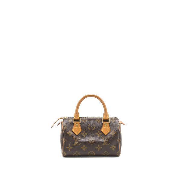 Louis Vuitton Nano Speedy Monogram Canvas GHW (Old Version)