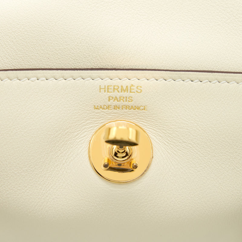 Hermes Mini Lindy Swift Nata GHW Stamp Z