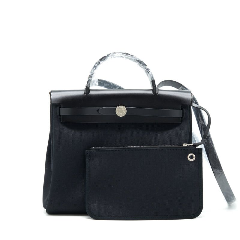 Hermes Herbag Zip 31 Retourne Bag Noir Stamp Y