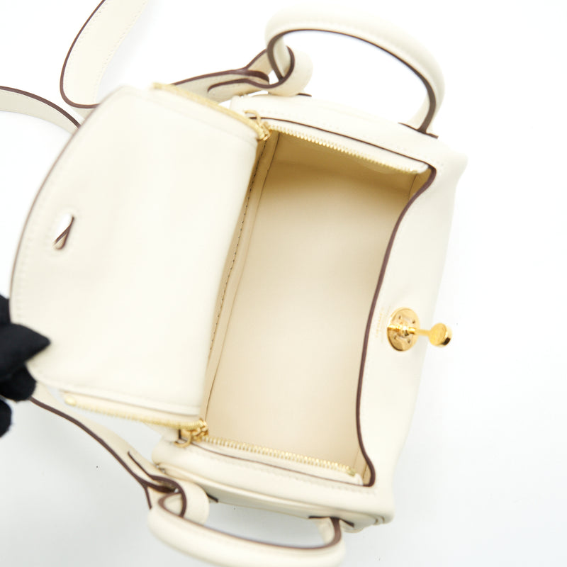 Hermes Mini Lindy Swift Nata GHW Stamp Z