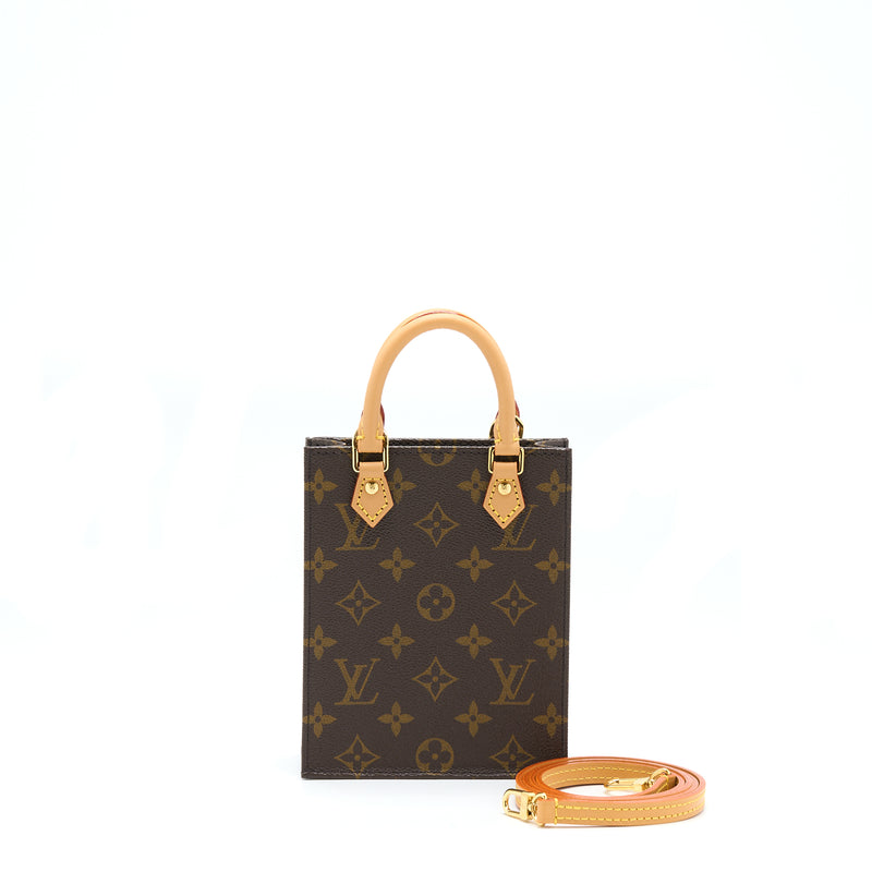 Louis Vuitton Petit Sac Plat Monogram Canvas GHW