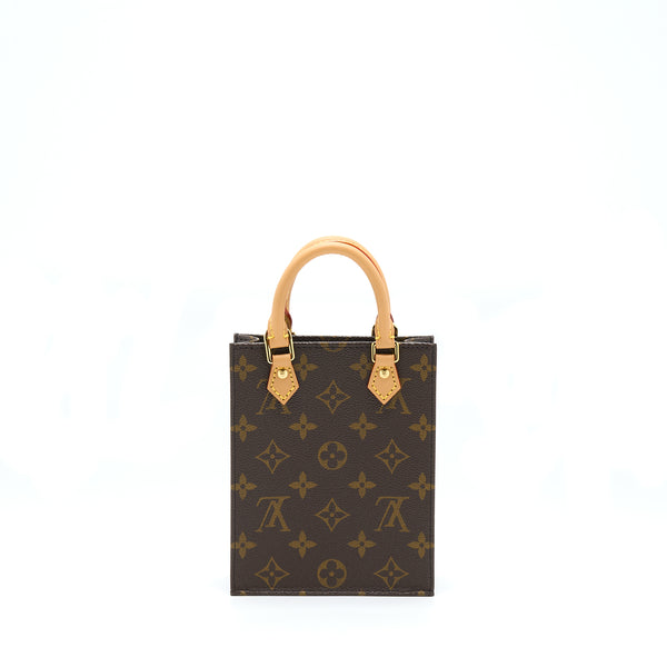Louis Vuitton Petit Sac Plat Monogram Canvas GHW