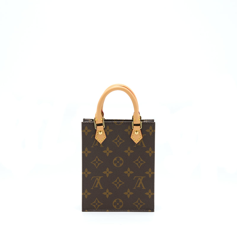 Louis Vuitton Petit Sac Plat Monogram Canvas GHW