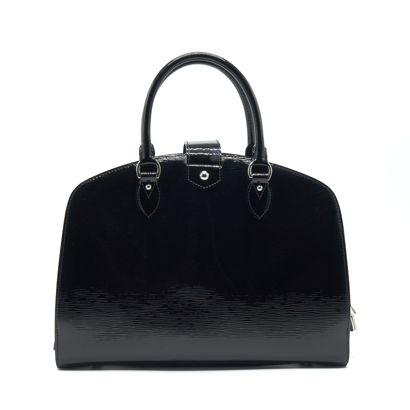 Louis Vuitton EPI Tote Bag Patent Leather Black SHW