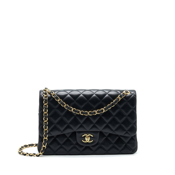 Chanel Jumbo Classic Double Flap Bag Lambskin Black GHW