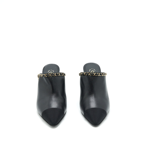 Chanel Size 39 Mules Black