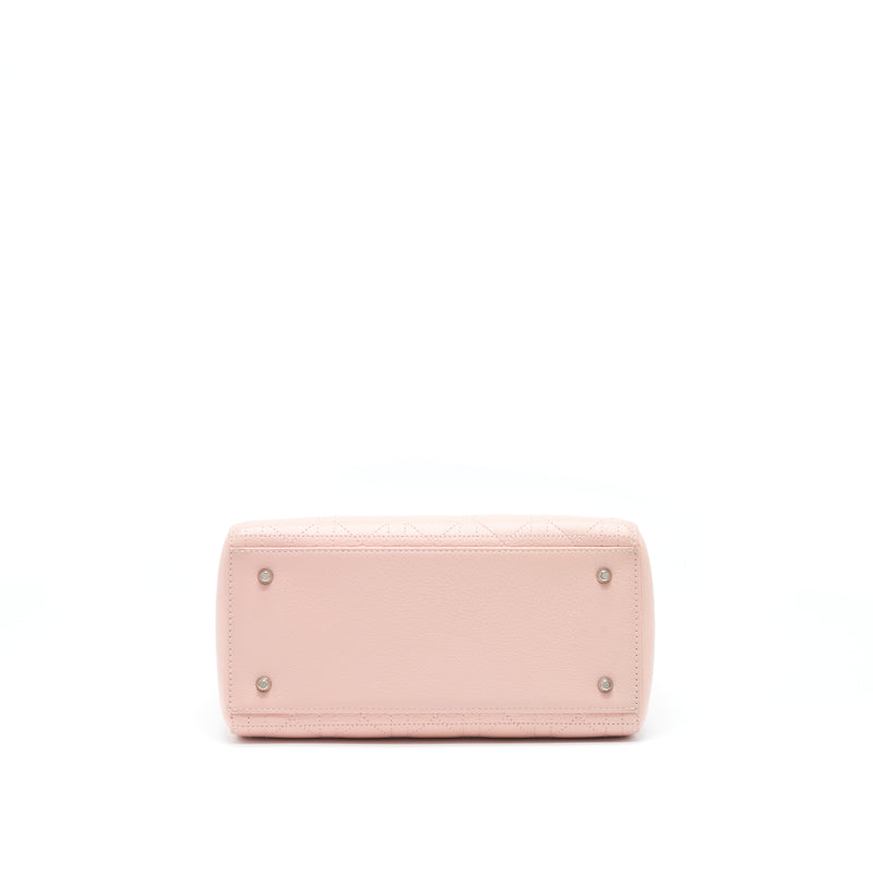 Dior Medium Lady Dior Calfskin Light Pink SHW