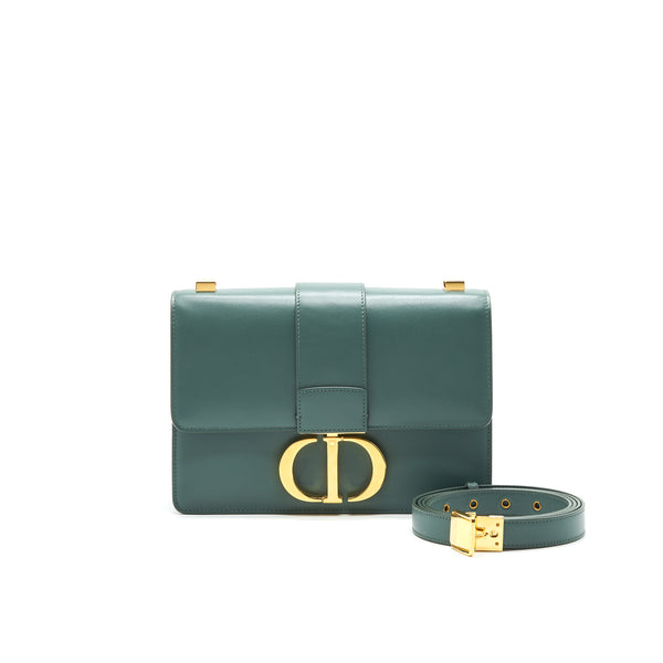 Dior 30 Montaigne Medium Bag Calfskin Green