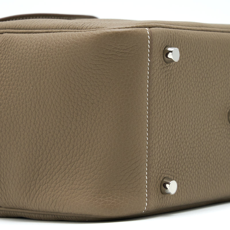 Hermes Lindy 26 Clemence Etoupe SHW Stamp U