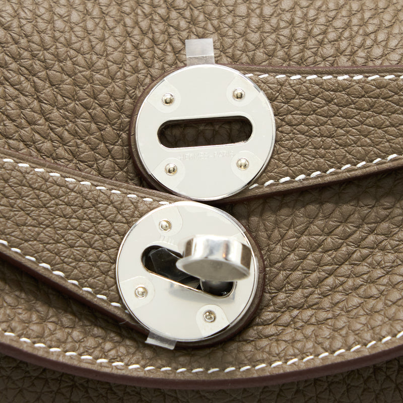 Hermes Lindy 26 Clemence Etoupe SHW Stamp U