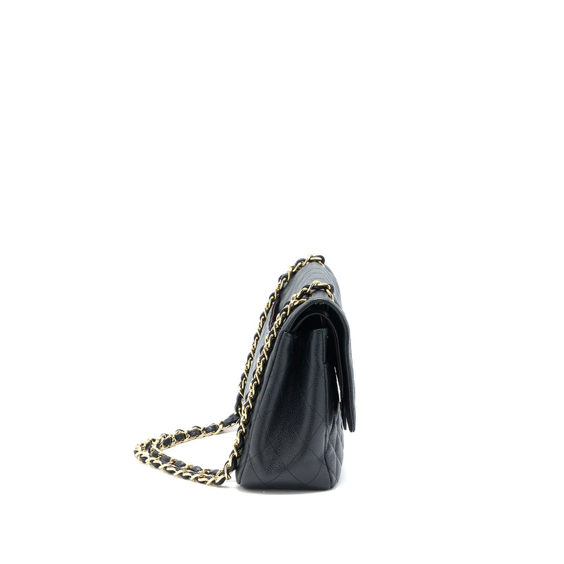 Chanel // Black Quilted Caviar Leather 19S Jumbo Shoulder Bag