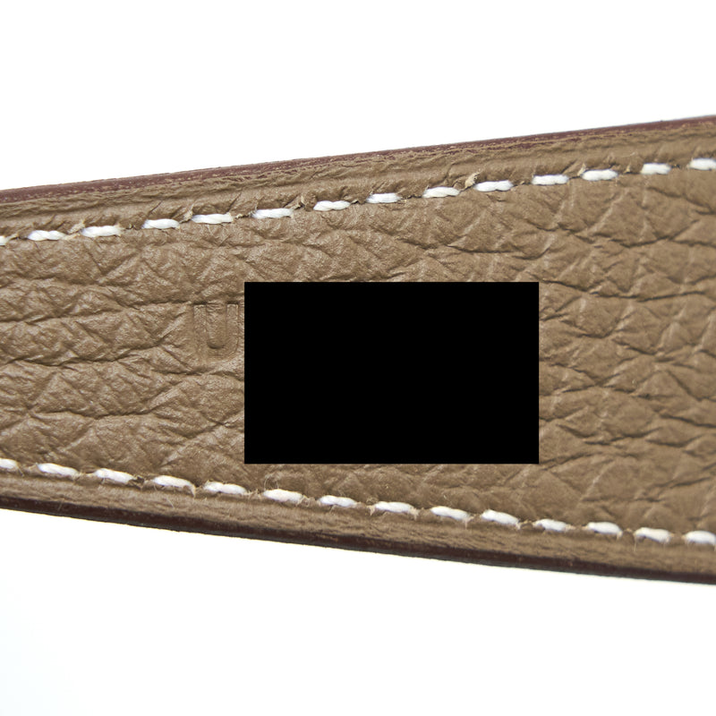 Hermes Lindy 26 Clemence Etoupe SHW Stamp U