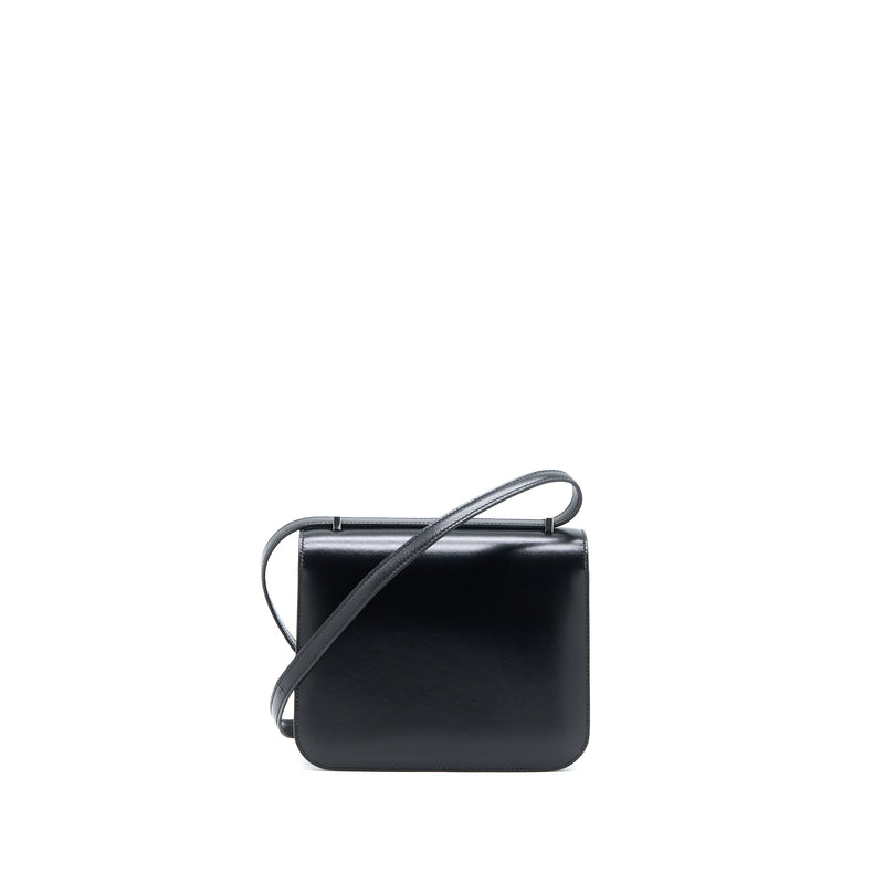 Hermes Mini Constance Box Black SHW Stamp Z