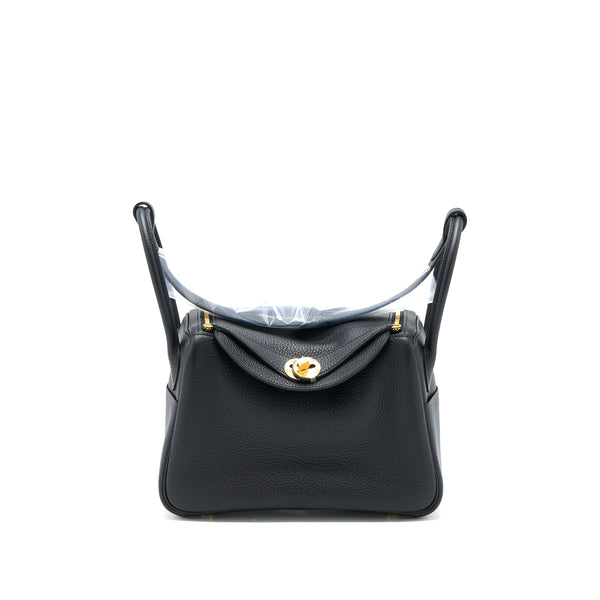 Hermes Lindy 26 Clemence Black GHW Stamp U