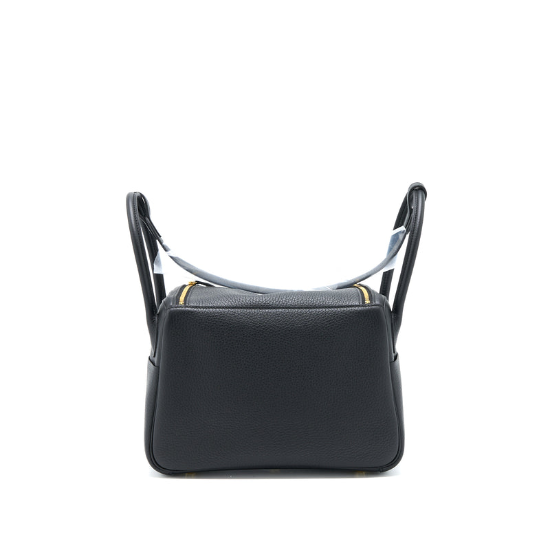 Hermes Lindy 26 Clemence Black GHW Stamp U