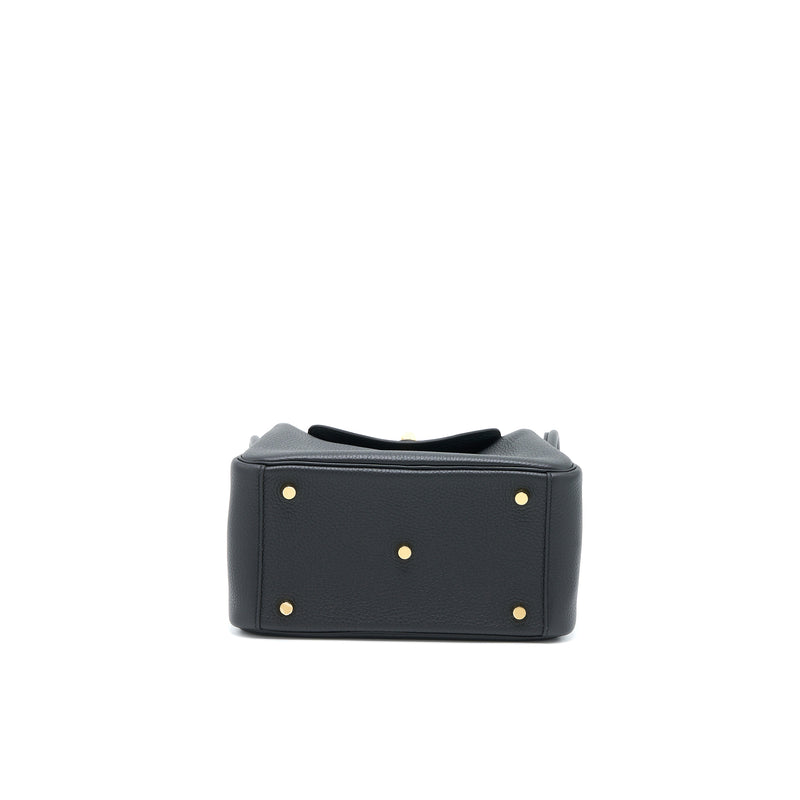 Hermes Lindy 26 Clemence Black GHW Stamp U