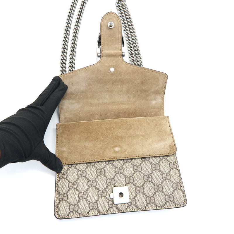 Gucci Dionysus GG Supreme Mini Bag in Beige