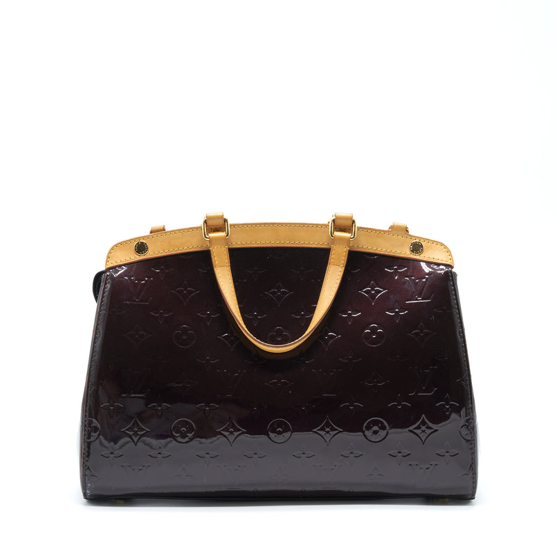 Louis Vuitton Amarante Monogram Vernis Brea Gm Bag