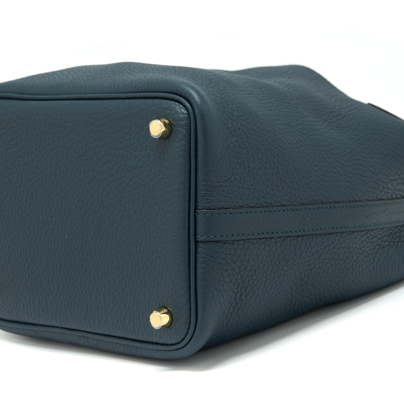 Hermes Picotin 18 Lock Bag 6O Vert Cypres GHW Stamp Z