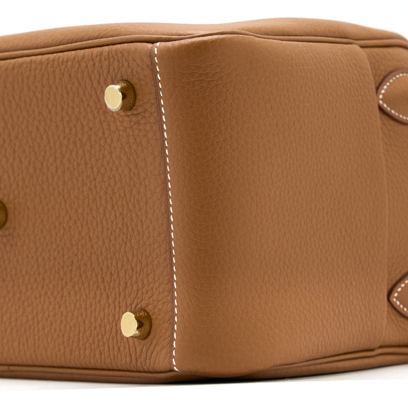 Hermes Lindy 26 Clemence Gold GHW Stamp U