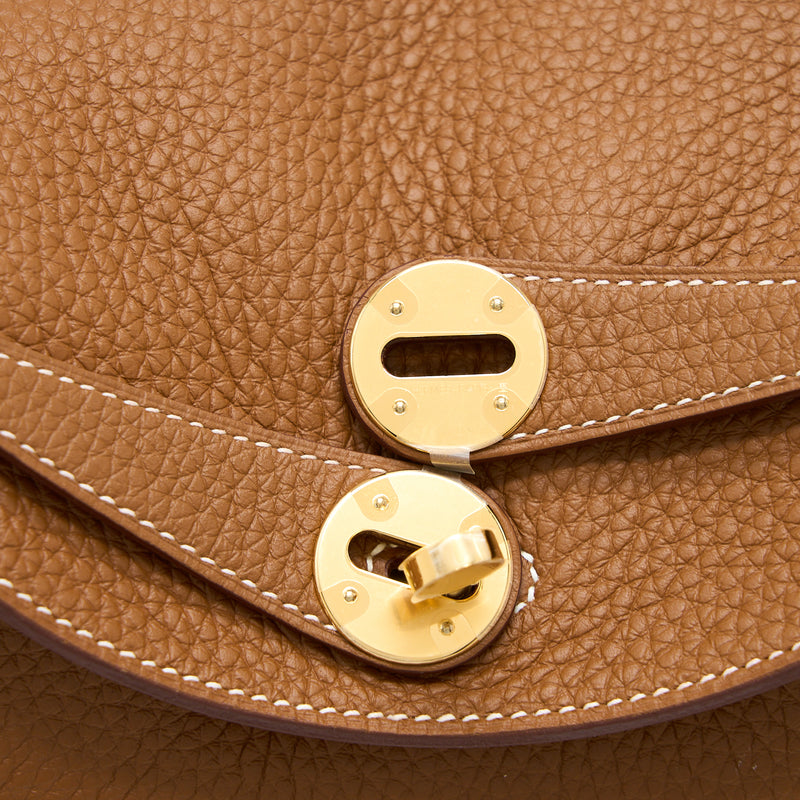 Hermes Lindy 26 Clemence Gold GHW Stamp U