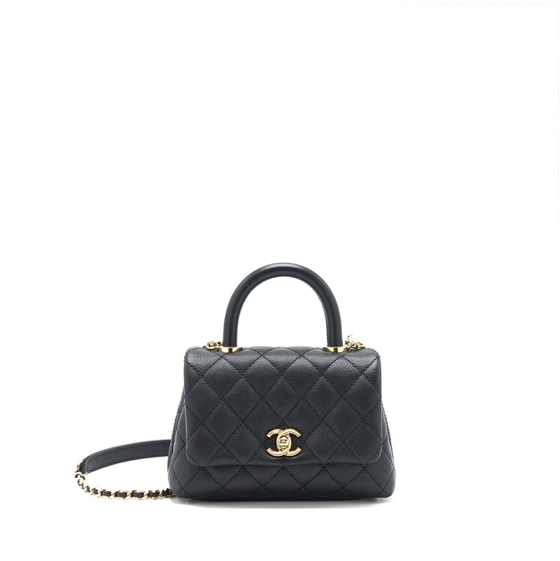 Chanel Coco Handle Extra Mini Caviar Black LGHW