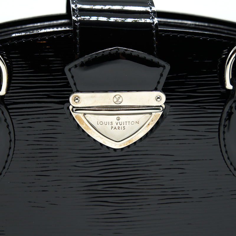 Louis Vuitton EPI Tote Bag Patent Leather Black SHW