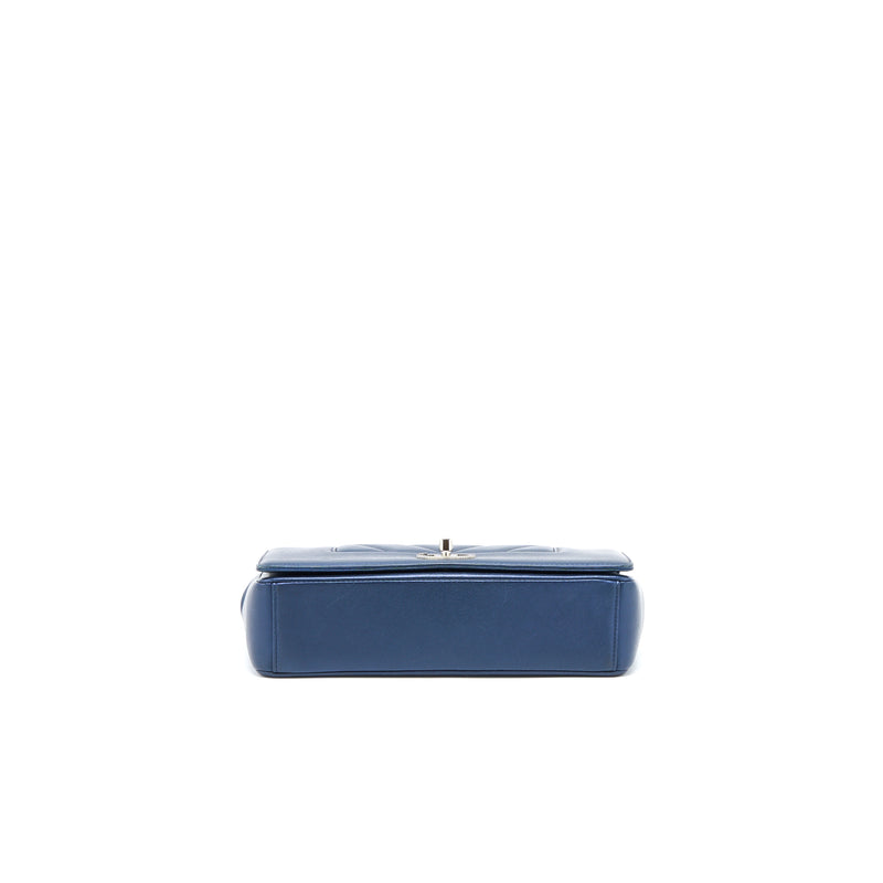 Chanel Mademoiselle Flap Bag Lambskin Navy SHW