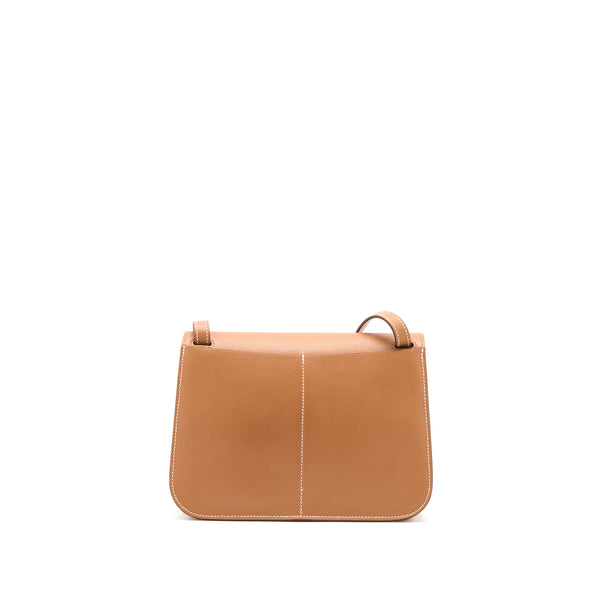 Hermes Halzan 25 Evercolor Gold GHW Stamp Y