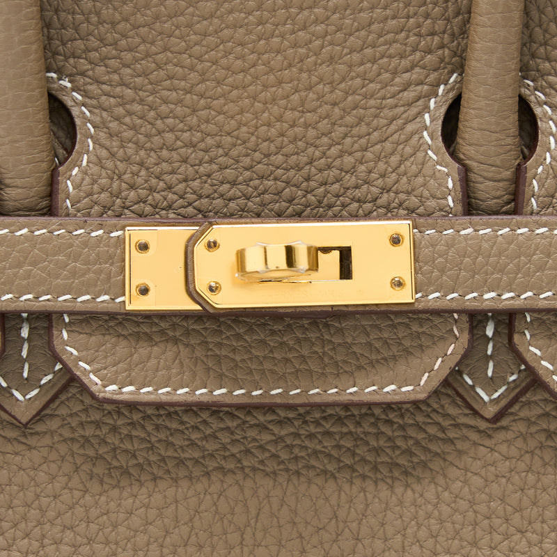 Hermes Birkin 25 Togo Etoupe GHW Stamp Z