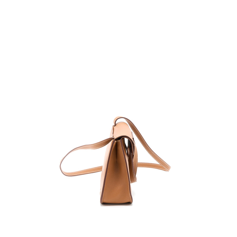 Hermes Halzan 25 Evercolor Gold GHW Stamp Y