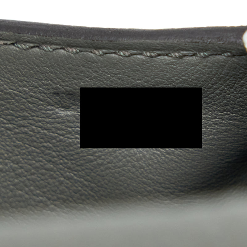 Hermes Mini Lindy Clemence 0L Gris Meyer SHW Stamp U